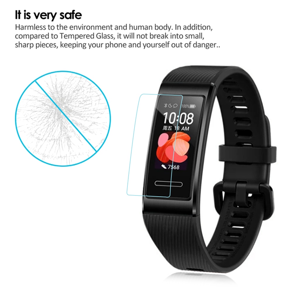 Voor Huawei Band 4 4 Pro Smart Horloge Tpu Scherm Beschermende Film Hydrogel Film Ultra Volledige Cover Soft Hd Clear anti-Kras