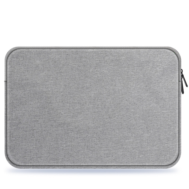 Vanntett laptopveske nettbrett 11 12 13.3 14 15.6 veske til macbook luft pro hp dell acer bærbar datamaskinveske: 15 " / Grå