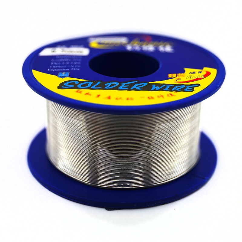 2 stk/parti mekaniker dobbelt kerne loddetråd 0.3/0.4/0.6/0.8/1.0/1.2/1.8mm 60g kolofonium tin tråd elektronisk svejseværktøj