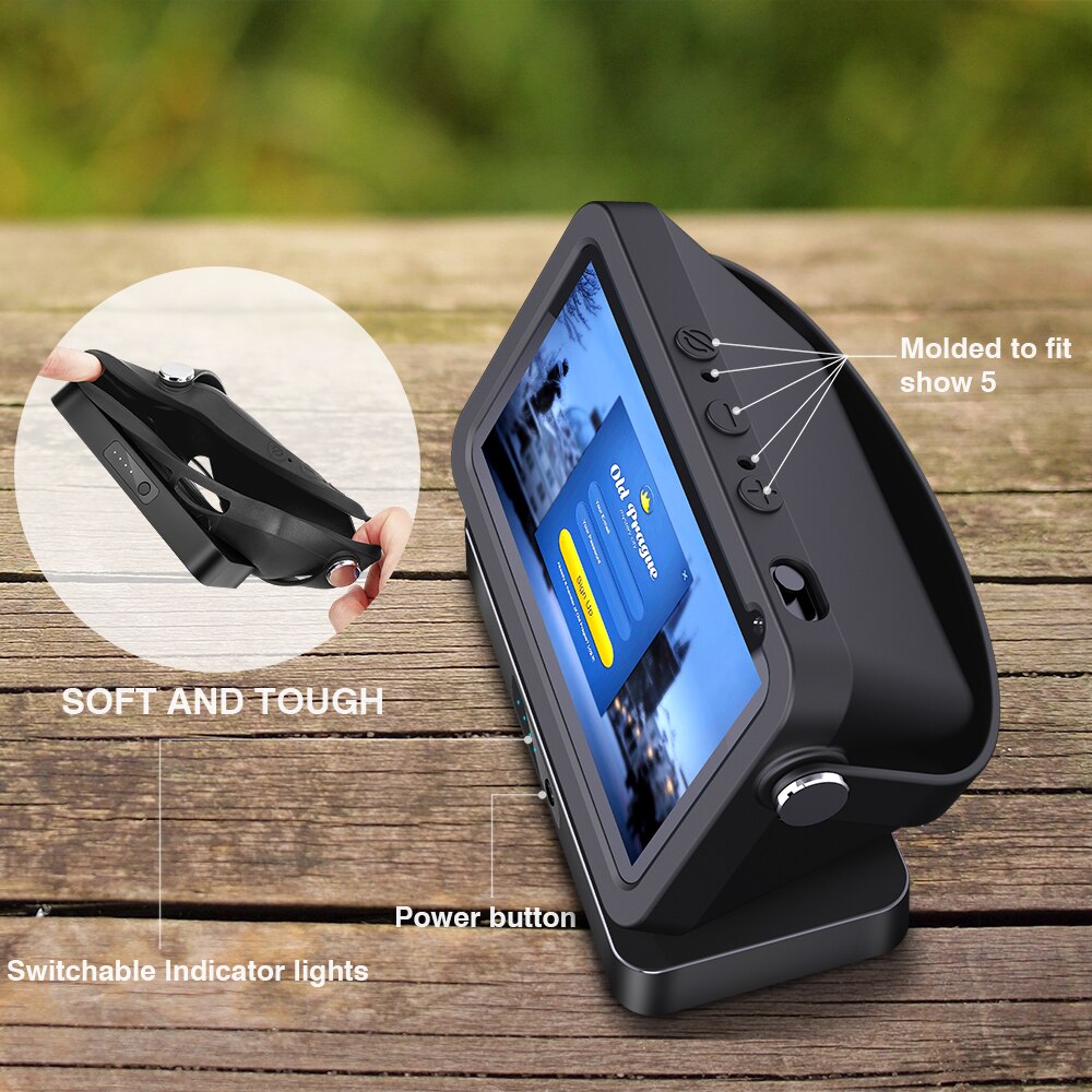 Echo Show 5 Battery Stand Portable Wireless Charger Power Bank Smart Display Speaker Battery Base for Echo Show 5 Desktop Stand