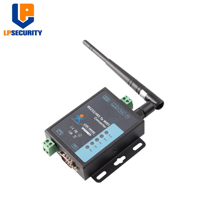 LPSECURITY USR-W600 Seriële RS232/RS485 WIFI Converter, Draadloze Seriële Server industriële Hardware Watchdog