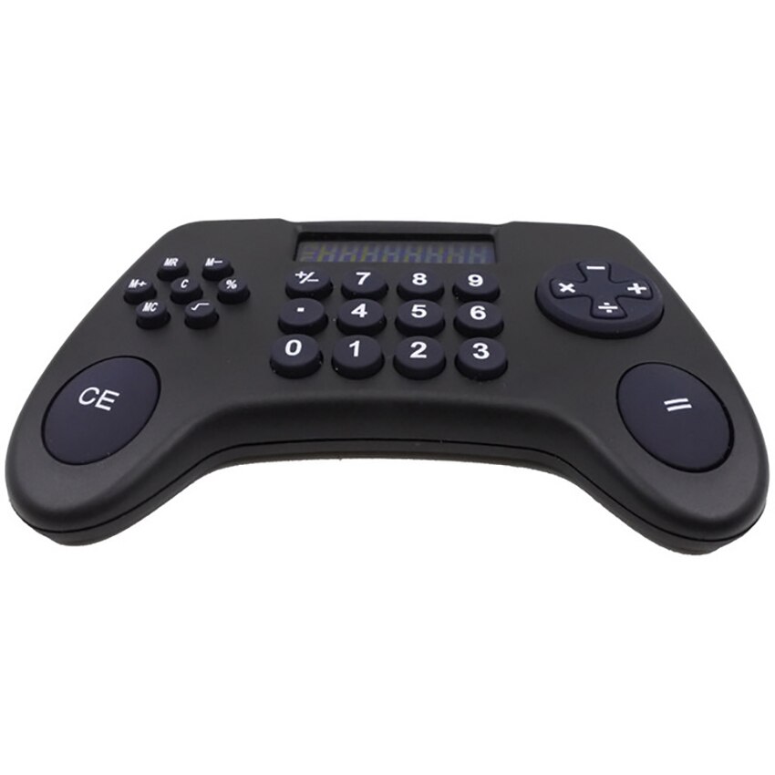 8 Digit Desk Game Handle Shape Calculator Financial Business Accounting Supplies Black Portable Calculator for Office School