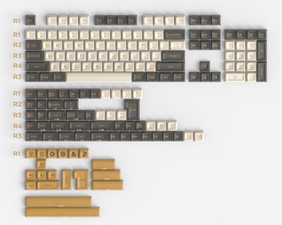 172 Keys/set For Wired USB Mechanical Gaming keyboard SA KEYCAP ABS DOUBLE SHOT Keycap For Cherry MX Switch SA Profile Key Caps: KIT 4