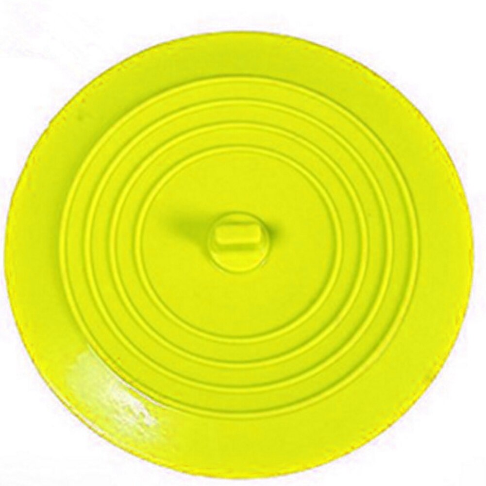 15cm De Douche En Silicone Bouchon de Vidange Accessoire Baignoire Stoppeur à l'épreuve des Fuites De Cuisine évier Bassin Couvercle Plat Rond Universel
