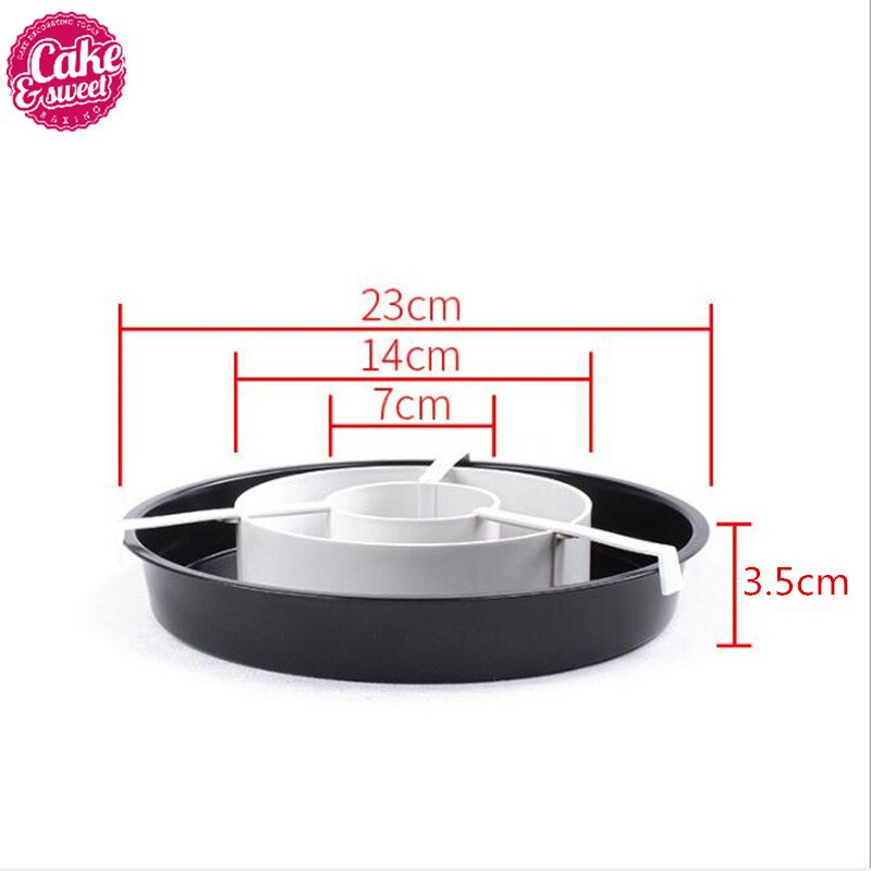 9 " non-stick bakform plåt avdelare set 4pc/ set 3 bakning kakform med 1 kakgaller pizzaform köksredskap gör-det-själv bakverktyg