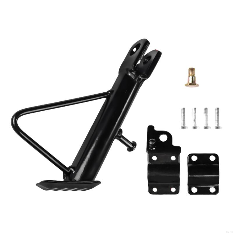 H7BD 14-24 Motos Kickstand Modificación Universal Side para mayoría del soporte soporte lateral reemplazo motos: Verde militar