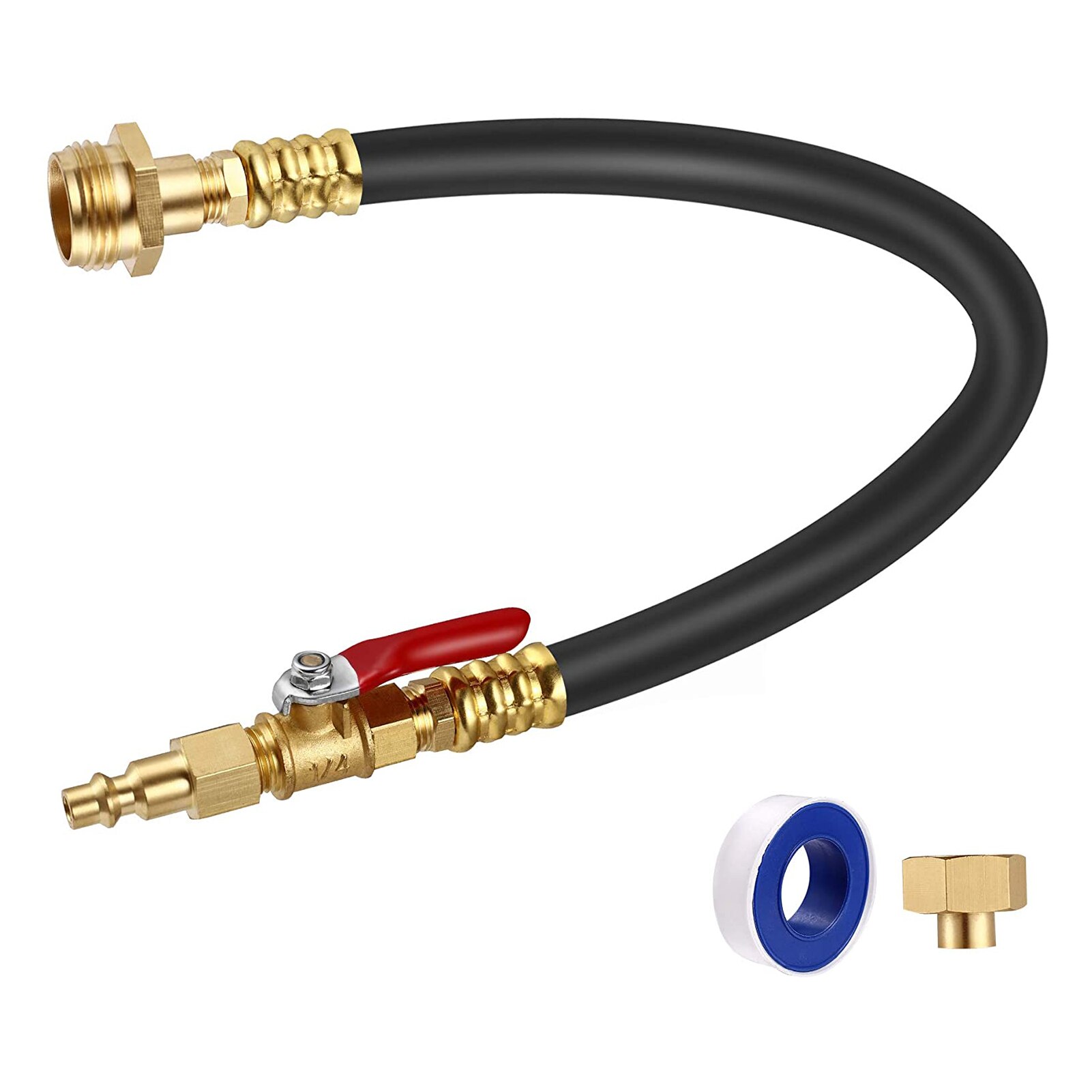 Blowout Adapter Water Spray Accessories Sprinkler System Blowout Prevention Adapter Air Compressor Kit Quick Connection Plug