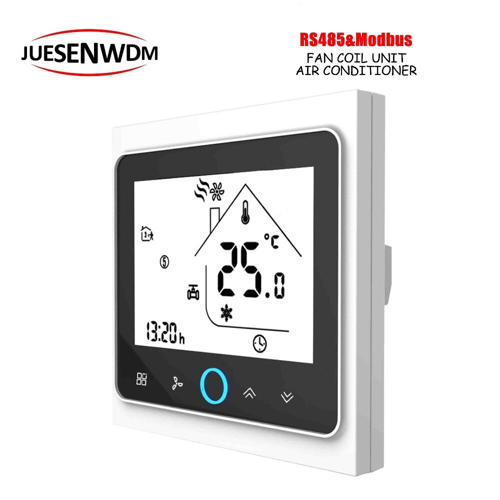 Thermostat proportionnel RS485/MODBUS RTU | 4 tuyaux, 2 tuyaux régulés 0-10V avec communication pour chauffer et refroidir