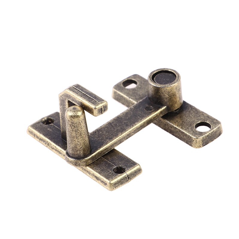 Sliding Window Door Lock Handle Metal Door Latch Home Safety Chain Bronze Guard Latch Bolt With ScrewsDoor Home Hardware