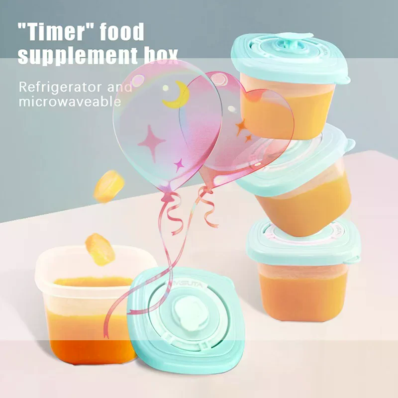 1/4/6PCS Glass Food Containers With Silicone Lids Food Jars Food Storage Containers For Snacks Freezer Microwave Dishwasher Safe