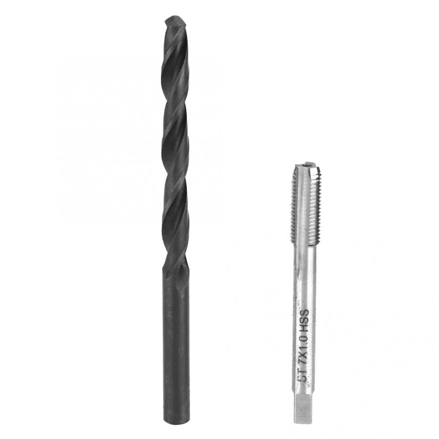 25Pcs Thread Repair Kit Stainless Steel Twisted Drill Wrench Threaded Insert Tap Insertion Tool M7x1