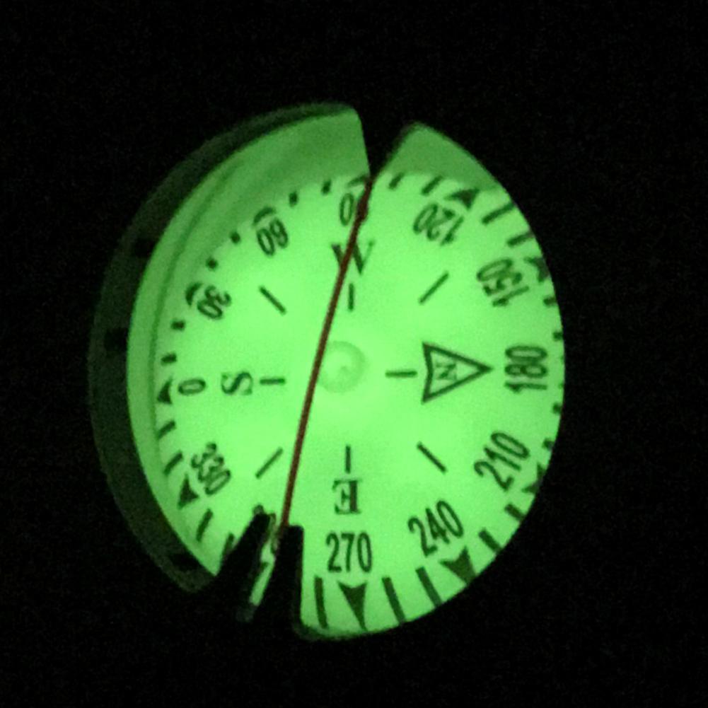 Duiken Kompas Waterdicht Noctilucent Display Horloge Kompas Op Voor Water Sport Scuba Zwemmen Snorkelen Kompas Gids