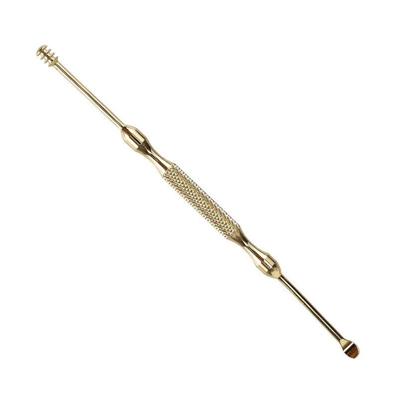 Portable Ear Wax Cleaner Ear Massage Earpick Earwax Removal Tool Stainless Steel Earwax Remover Health Care Tool: 4