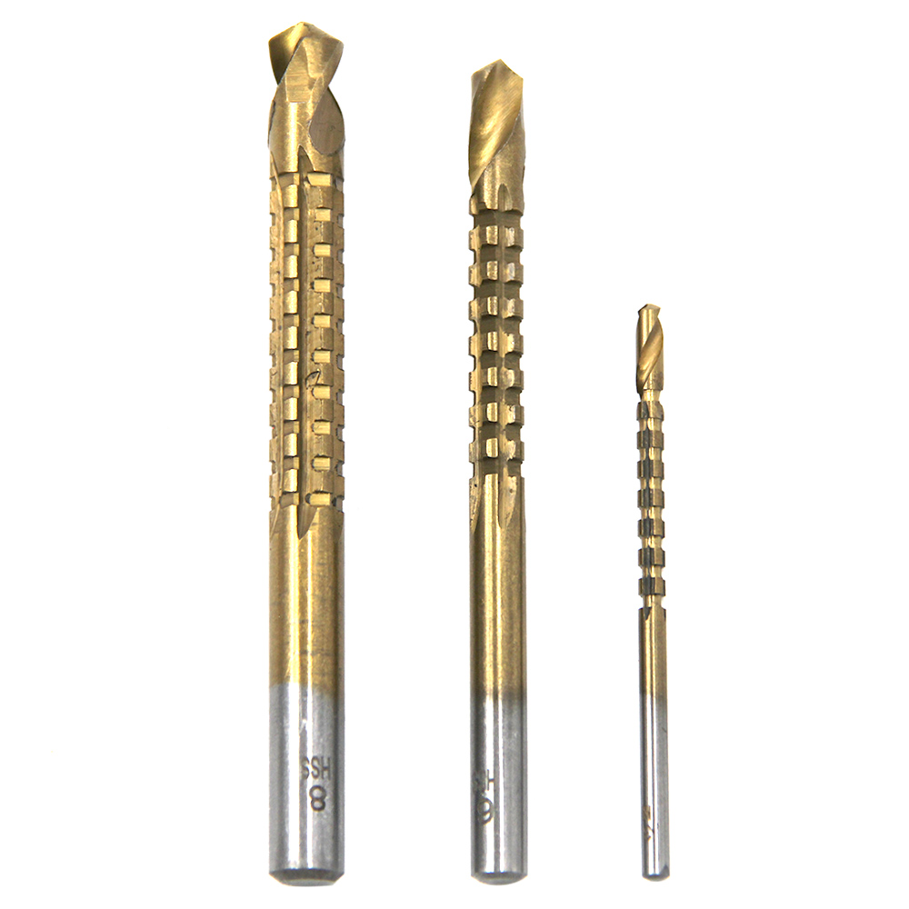 4-12/4-20/4-32mm driehoekige handvat rechte groef ladder boor 3/6/8 zaag boor 6 st perforeren werknemer Montage set