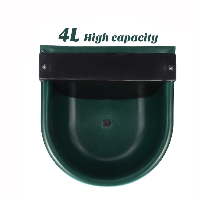 4L Plastic Automatic Float Valve Water Trough Farm Equipment Livestock Drinking Bowl Farm Feeding Apparatus For Horse Sheep Cow