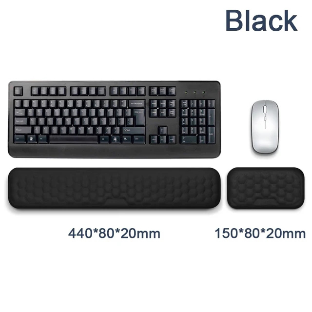 Tastatur-Handgelenkauflage, Memory-Schaum, Tastatur, Maus, Handgelenkauflage, ergonomisches , Handgelenkpolster für Computer, Tastatur, Laptop, Handgelenk