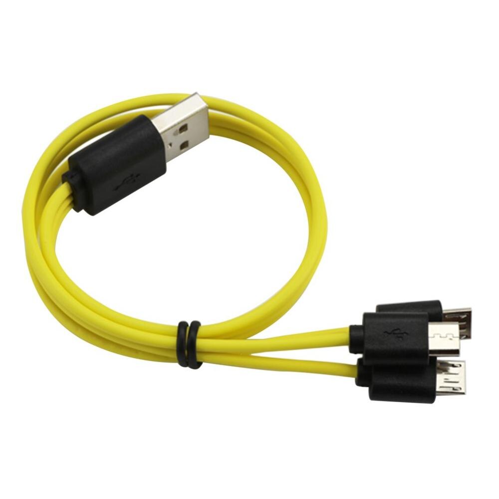 Micro USB Charging Cable for USB Rechargeable Battery Universal One Drag 1/2/3/4: 3in 1