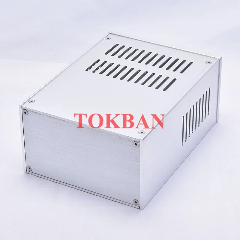 Tokban 168*100*229mm All-aluminum Power Amplifier Chassis Enclosure Multifunctional Audio Amplifier Case Shell
