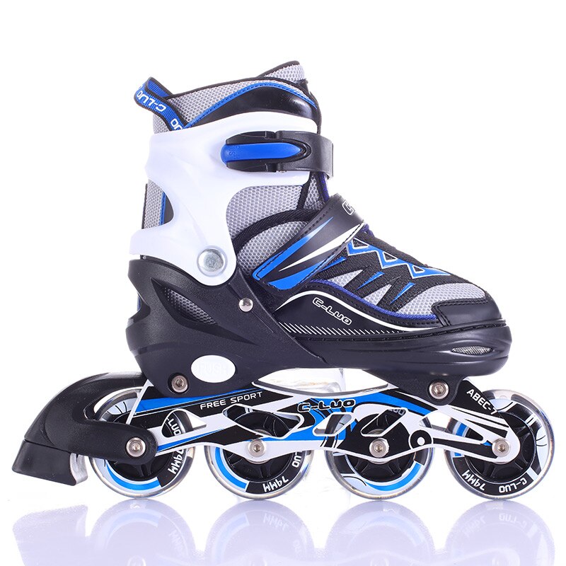 PU Wheels Safe Speed Sliding Inline Roller Skates Skate Shoes Sneakers Patins For Kids Children Adults Men Women Self