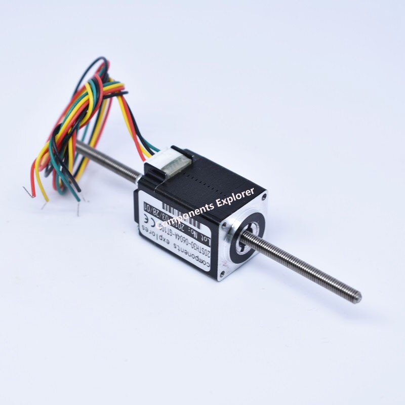 Nema8 Non-Captive Steppes motors 20STH30-0604A-GT100,100mm length leadscrews