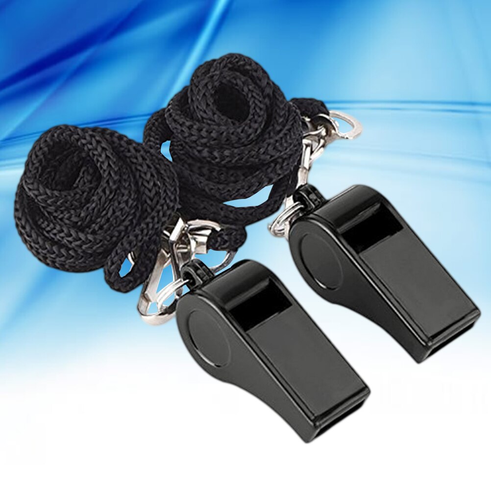 5pcs Useful Plastic Whistles Referee Whistles Sports Training Whistles Plastic Loud Whistles for Instructors Referees