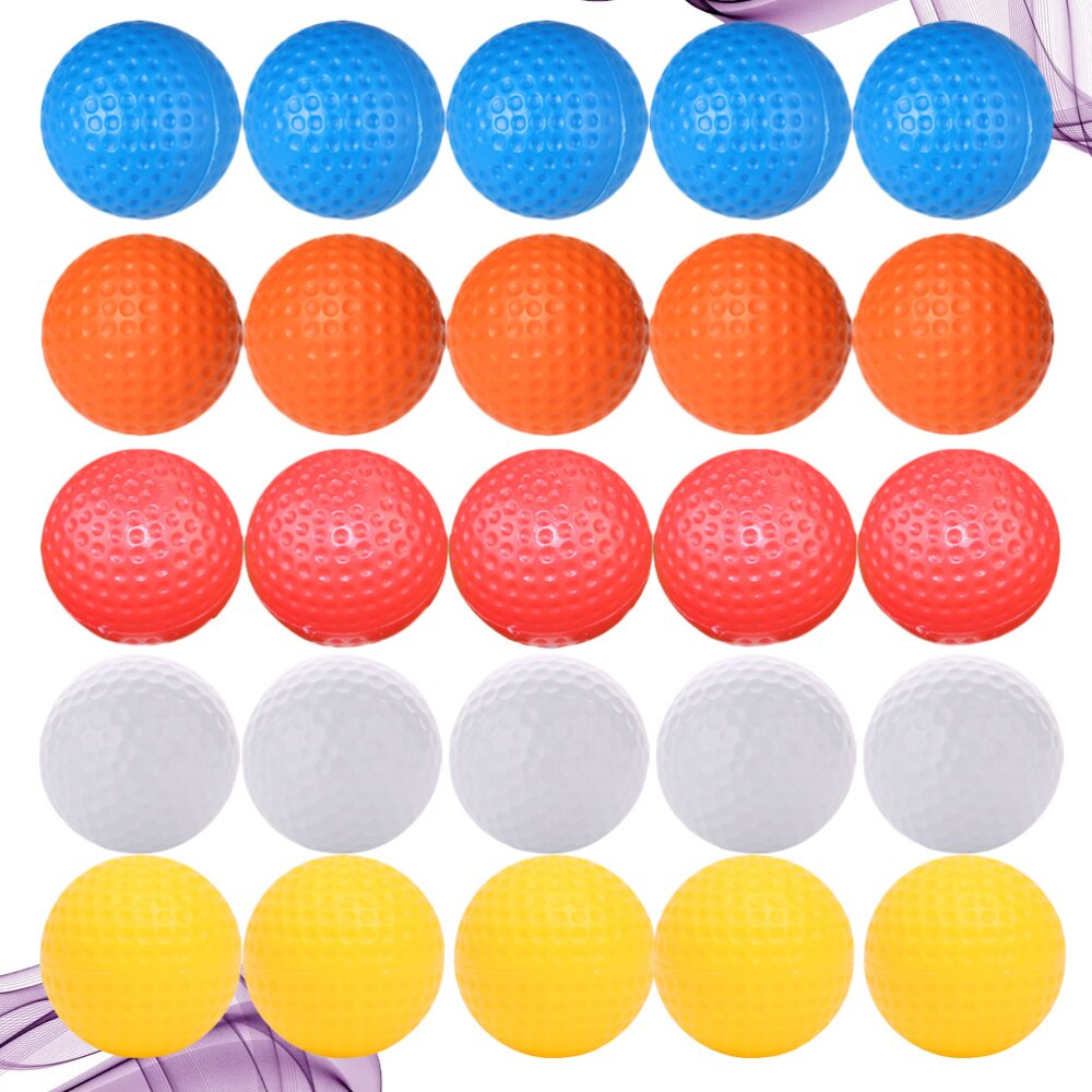 Balle de Golf Non poreuse pratique créative légère balle de Golf accessoire de Golf balles de pratique balle creuse pour la maison intérieure