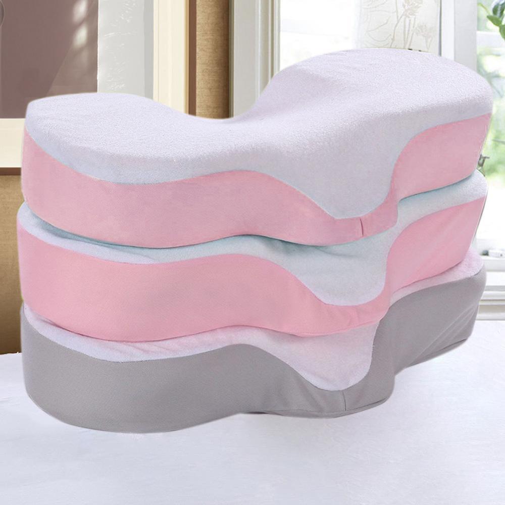 Memory Foam Anti Wrinkle Pillow Ergonomic Curve Improve Sleeping Pillows Perfect Concave Headrest Neck Support