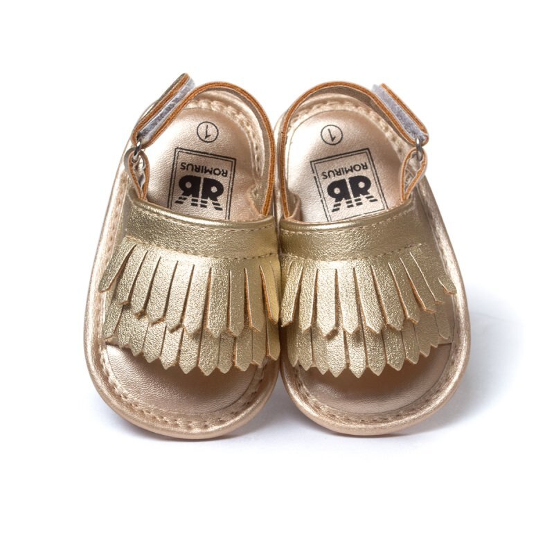 Freizeit Quaste Baby Sandalen Sommer Baby Mädchen Sandalen Kinder PU Clogs Schuhe