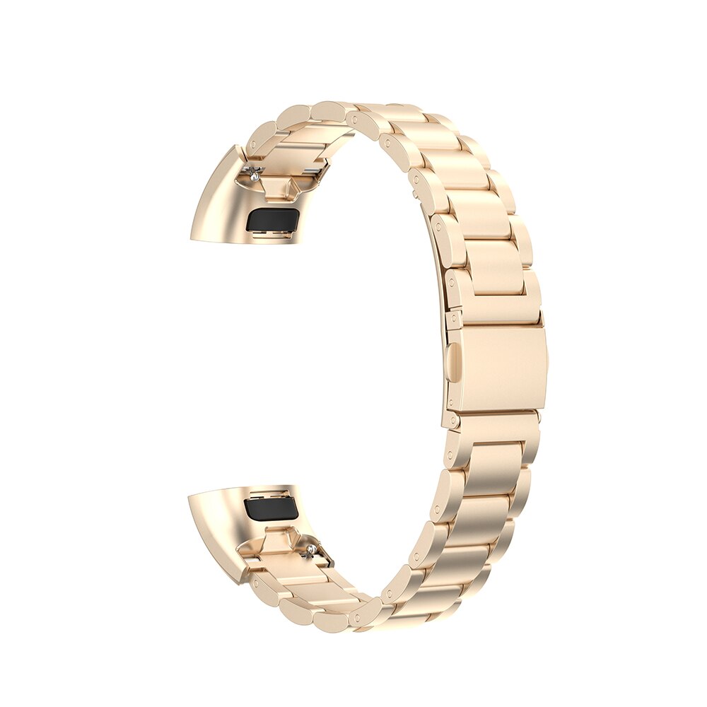 Armband voor huawei band 3 pro polsband band voor huawei band 4 pro bandjes horlogeband roestvrij staal vervangende bandjes bandjes: Champagne / Huawei band 3