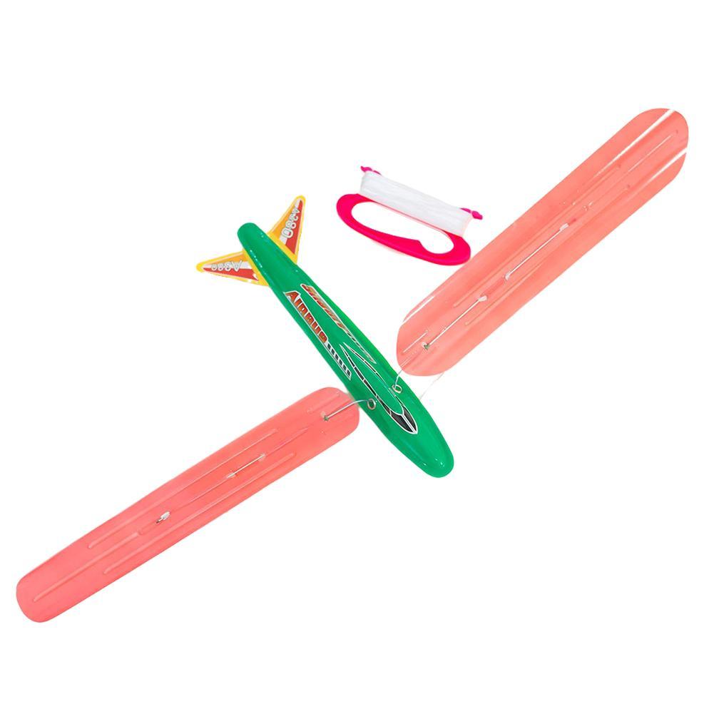 Avion à monter soi-même, cerf-volant en plastique, jouet pour enfants, Sports de plein air, avion à démonter, lancement manuel