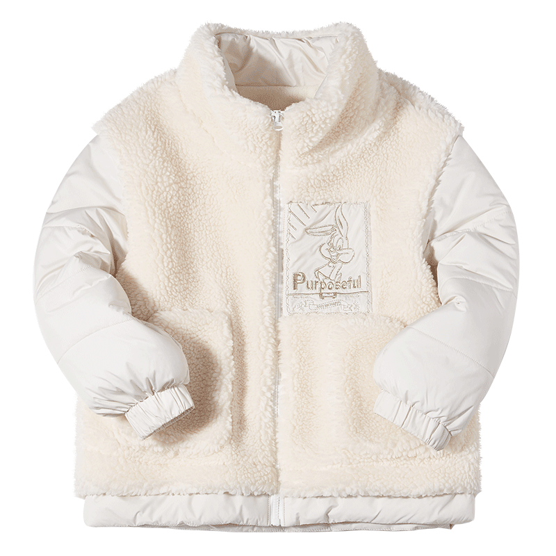 tonnellata Leone bambini inverno ragazze 'peluche cappotto moda carino casuale cerniera boutique abbigliamento per ragazze adatto da 5 a 12 anni: 32149082050101 / 160