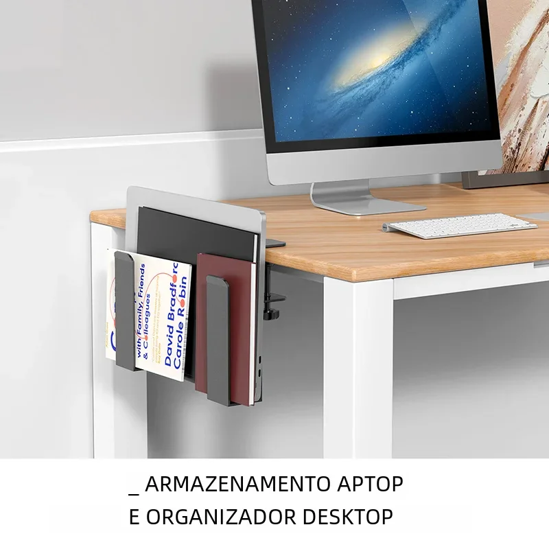 Zijtafel Laptop Opbergstandaard Laptop Rack Opladen Stand Lade Organizer Beugel Desktop Voor Ipad Tablet Stand Kantoor Home