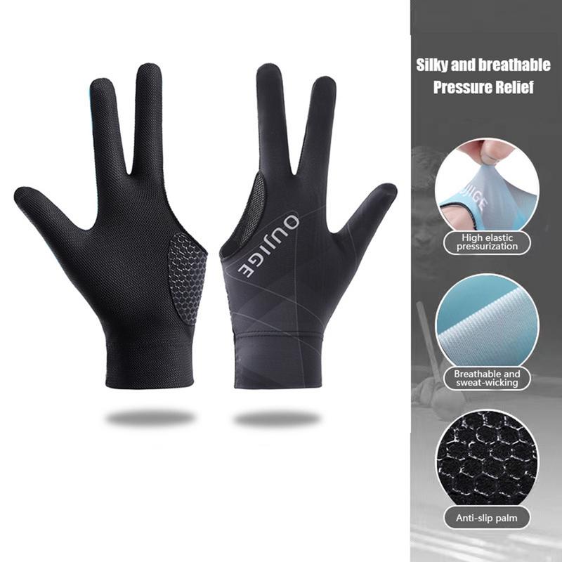 Schwimmbad trainieren Finger handschuhe Sanft Schwimmbad & Billard handschuhe unisex Billard Zubehör Warteschlange Aktion Handschuhe für Amateur oder