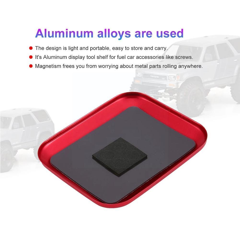 Schraube Fach Magnet Schrauben Tablett Erzähler Schüssel Für Garage Schrauben Muttern Hardware- Organizer Bits Lagerung Mini Platte Teile Kasten E7c1