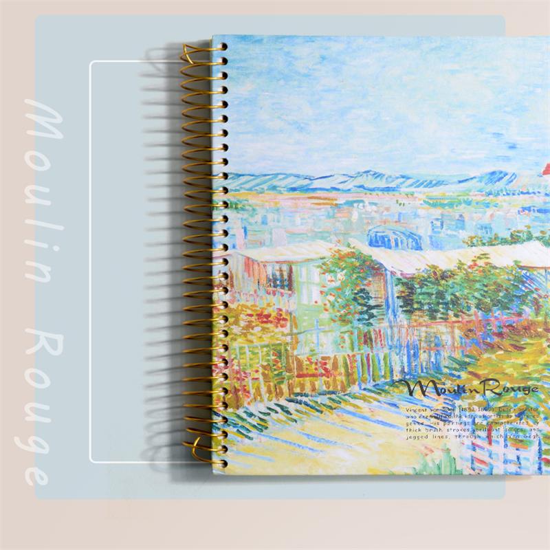 151 Pages Super Thick A4 Coil Notebook Diary Book Weekly Goals Habit Schedules Notepad Journal Simple School Supplies Stationer: Mill   Notebook