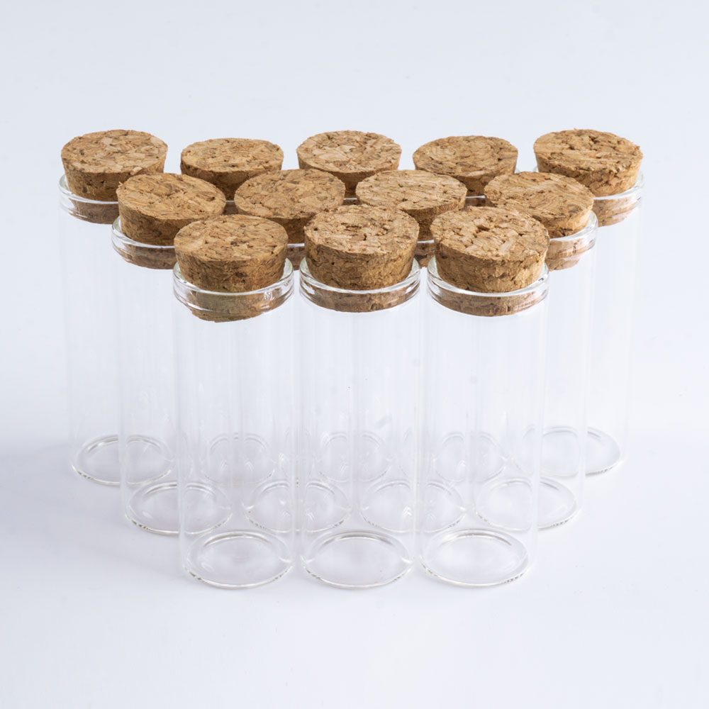 12pcs 12ml DIY Mini Glass Bottles Cork Stopper 22*60mm Test Tube Spice Bottles Small Transparent Souvenir Container
