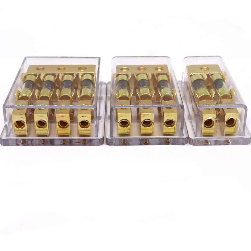 Car Vehicle Fuse Socket Car Audio Conversion Accessories with 60A Fuse High-end Insurance Seat Car Stereo Fuse Holder