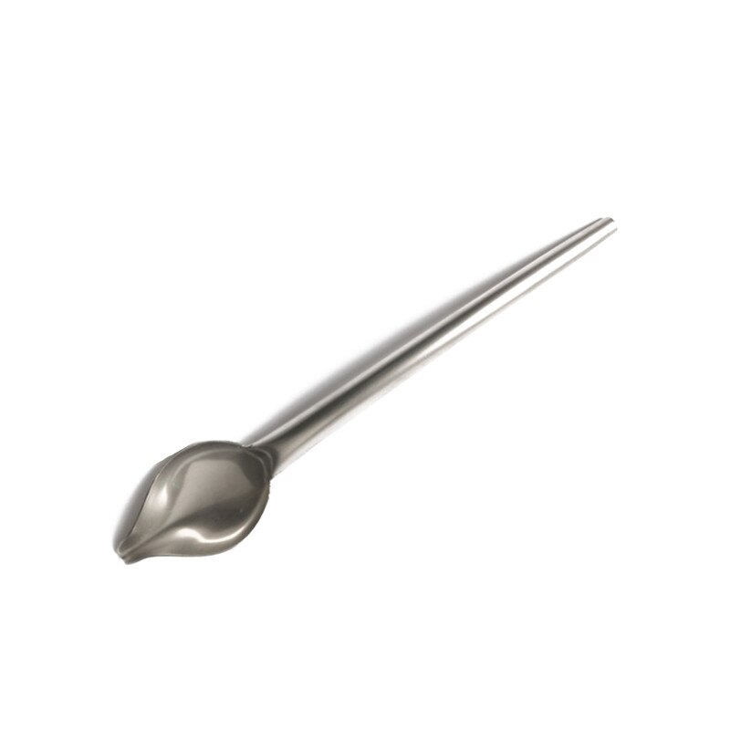 Cuchara de decoración de acero inoxidable, mango cómodo, herramienta de dibujo culinario de precisión pequeña