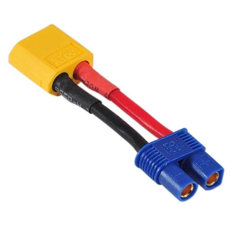 SafeConnect XT-30 Male Connector To XT-60 Female Battery Adapter Lead - | Indian Online Store | RC Hobby | Robotics