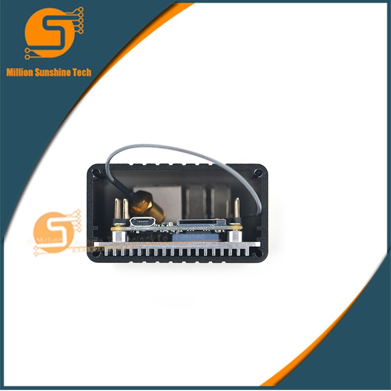 NanoPi NEO Plus2 Metalen Aluminium Shell met Antenne en Custom Radiator