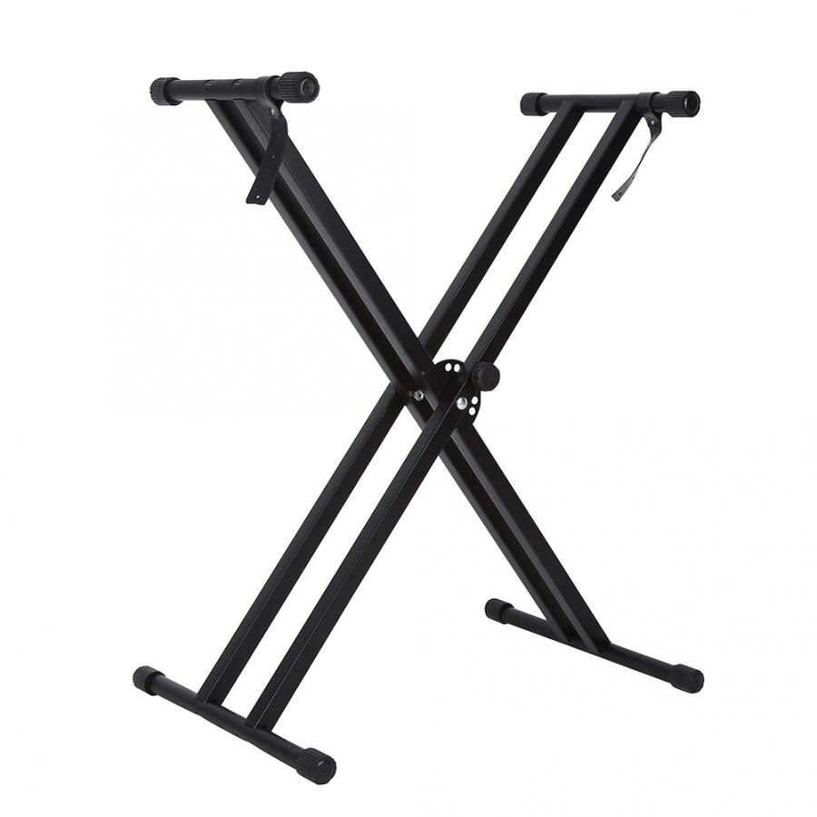 Keyboard Holder Piano Stand X-Style Keyboard Stand Double Braced Music Electric Organ Holder Adjustable Height