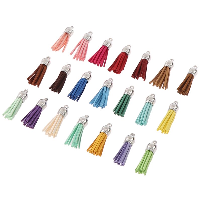 Gland en cuir pour porte-clés téléphone portable sangles bijoux frange en daim