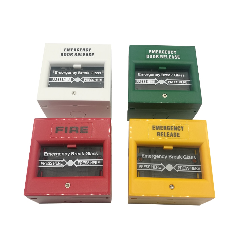 Glass Break Alarm Button Fire Alarm Emergency Door Release Switches Exit Release Switch