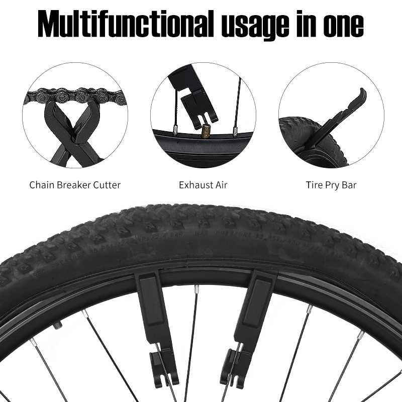 WEST BIKING Bike Tire Lever Cycling Master Link Chain Pliers Multifunctional Repair Tools Bicycle Accessories Missing Link Lever