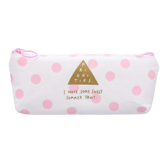 Cartuchera escolar Rosa bonita, bolsa de lápiz de tela, cartuchera de lápices de colores, cartuchera, bolsa escolar para estudiantes, Plumier: Syuan