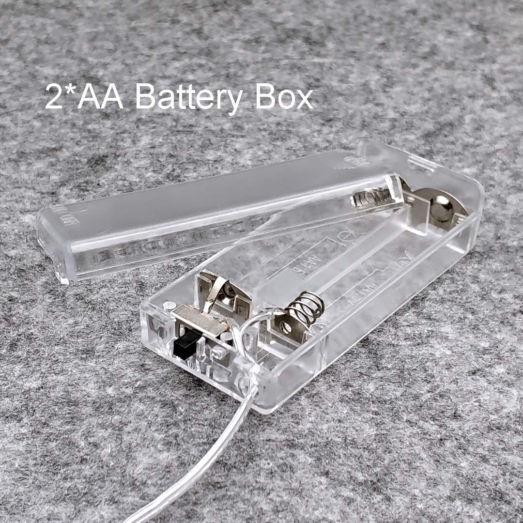 2 Aa Batterij Houder Box Case Met Switch 2 Aa 2A Batterij Houder Box Case Met Switch