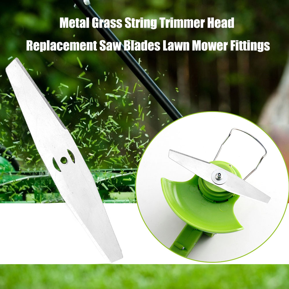 Tête de Coupe en Métal pour Tondeuse à Gazon 150/200mm, Scie de Rechange, Pièces de Raccords, Outils Électriques de Jardin Domestique