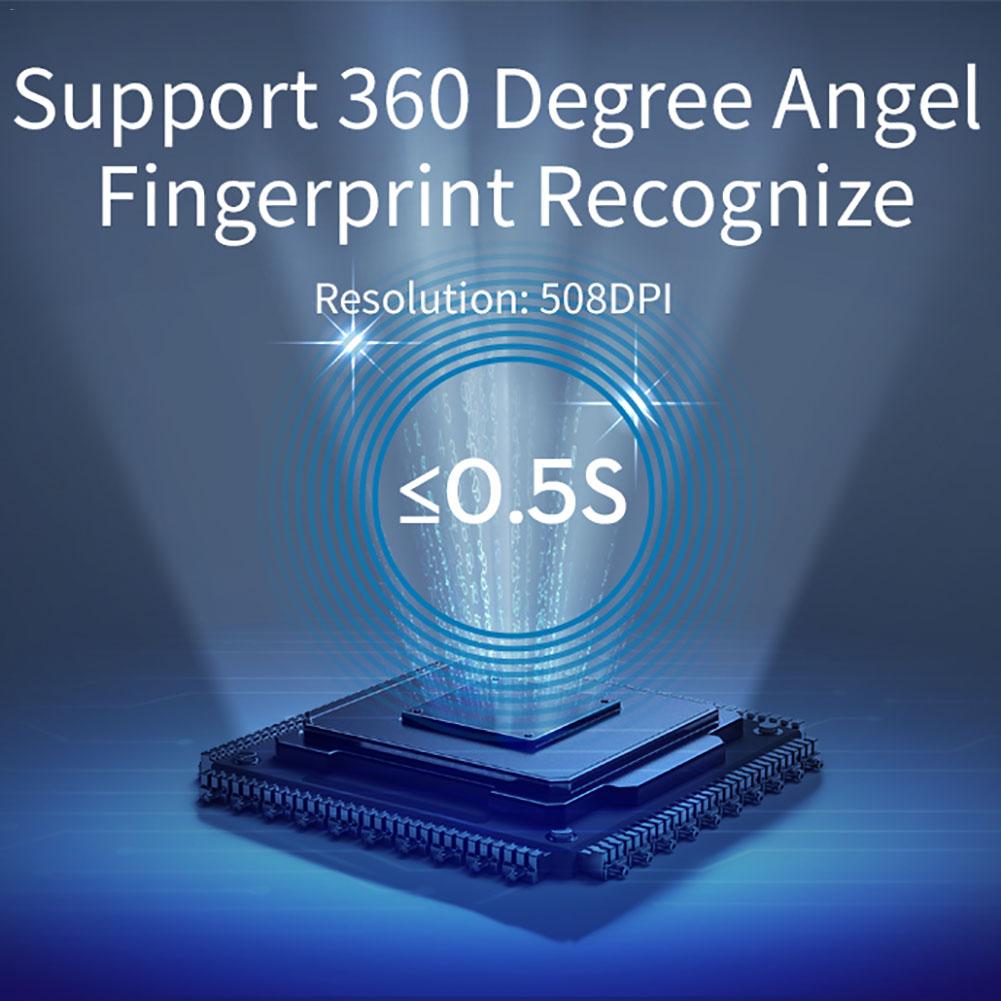 Smart Lock Fingerprint Outdoor Luggage Lock Bag Padlock with Metal Waterproof Suitable for Gym School Locker Travel Luggag