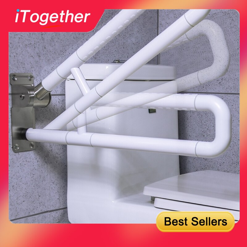 Leuning Wc Veiligheid Handvat Activiteit Opvouwbare Wc Handvat Bar Oude Man Anti-Slip Vloer Uitgeschakeld Barrière Wc Barrière-gratis T