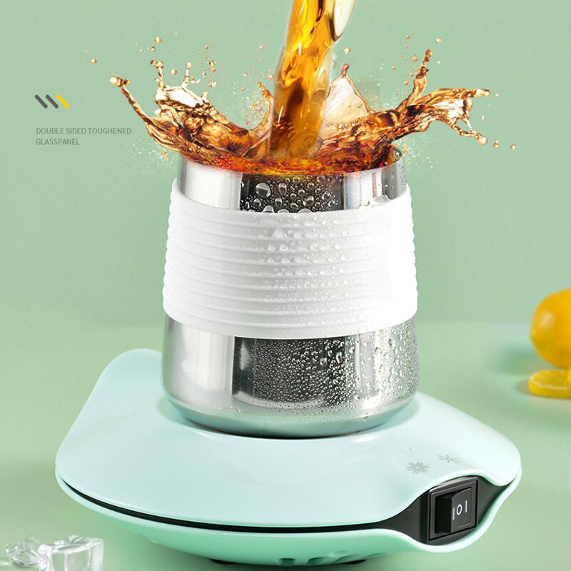 2 in 1 Tasse Heizung Kühl Tasse Platte Kühlung Getränke Getränke Können Thermostat Heißer Tee Macher Heizung Bahn Kühler Wärmer Pad